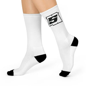 SOR Icon White Crew Socks