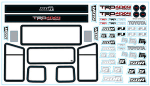 Element RC Zuul Window & Emblem Decal Kit