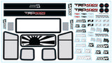 Element RC Zuul Window & Emblem Decal Kit