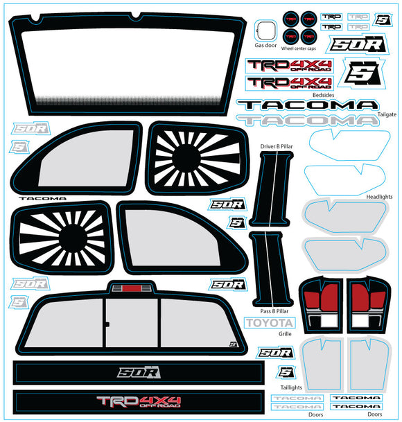 Rising Sun Blackout WIndow Decal Kit for the Element KnightRunner