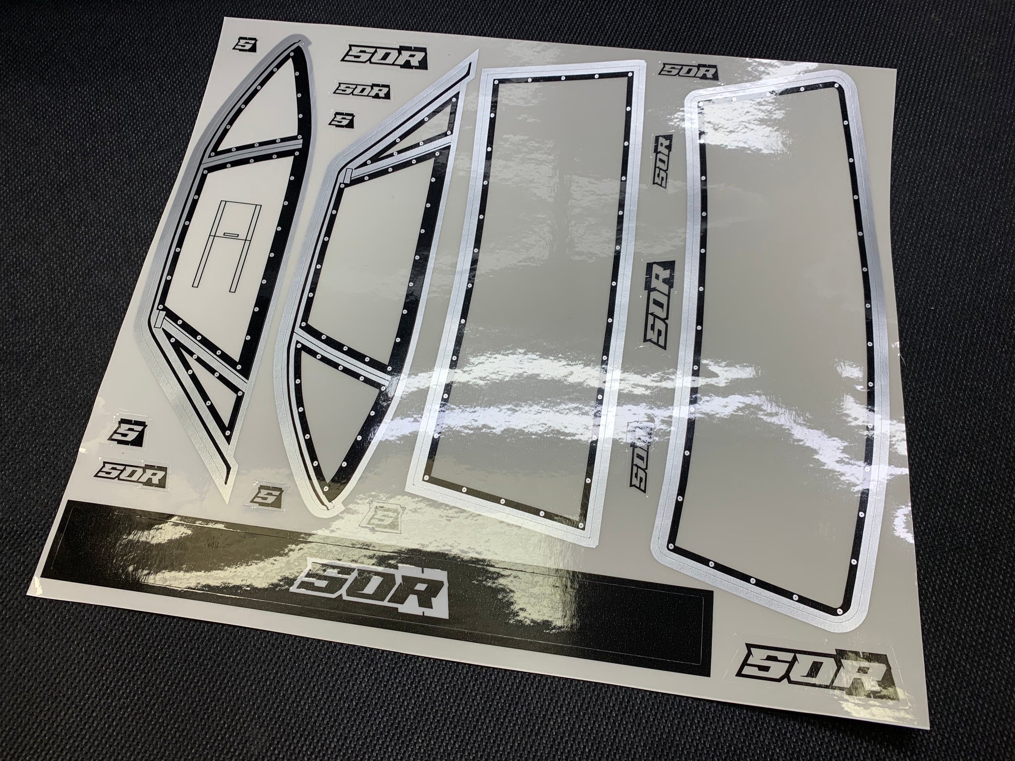 SOR Eliminator Window decals for the AE DR10 – SOR RC Products