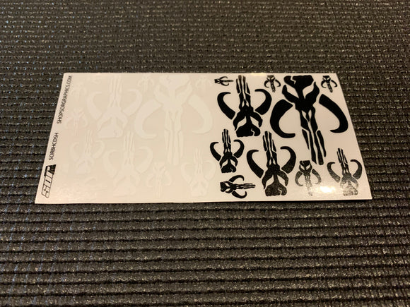 Mando Bounty Hunter 1/10 decal sheet