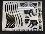 American Flag Window Decal Kit
