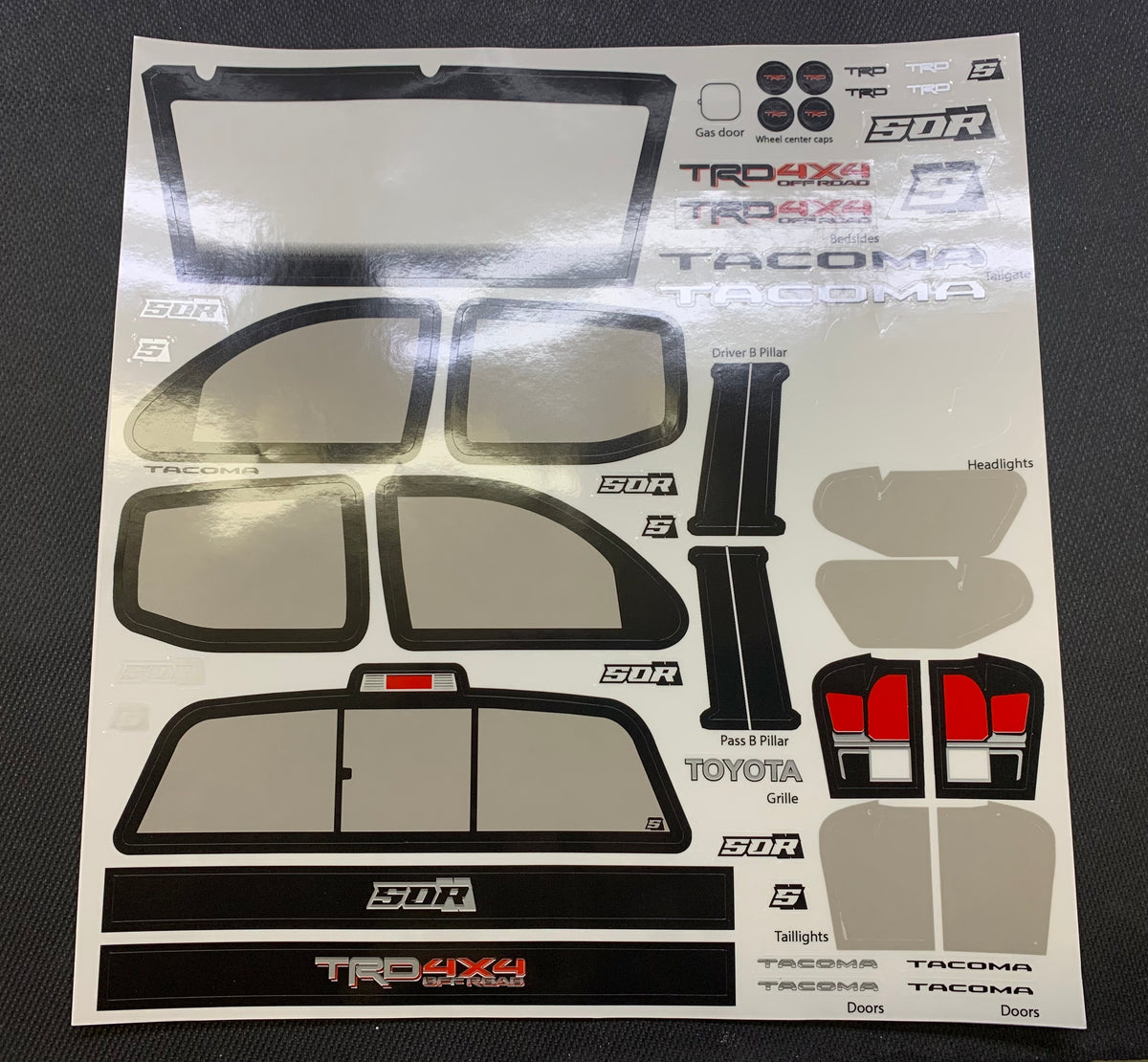 Element RC KnightRunner Window and Badging Decal Kit – SOR RC Products