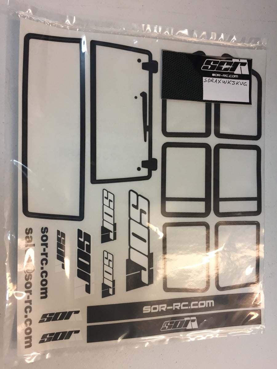 Axial Replacement Window kits – SOR RC Products