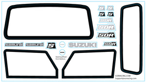 Element RC Bushido Window Decal Kit